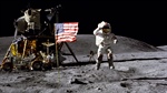 Humanity's Historic Moon Landing