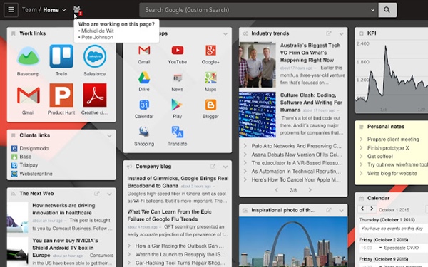 Your Personalized Online Dashboard.